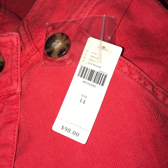 Anthropologie Buttondown Linen Blend Skirt - Picture 2 of 3